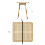 Newark Ash Square Wine Table