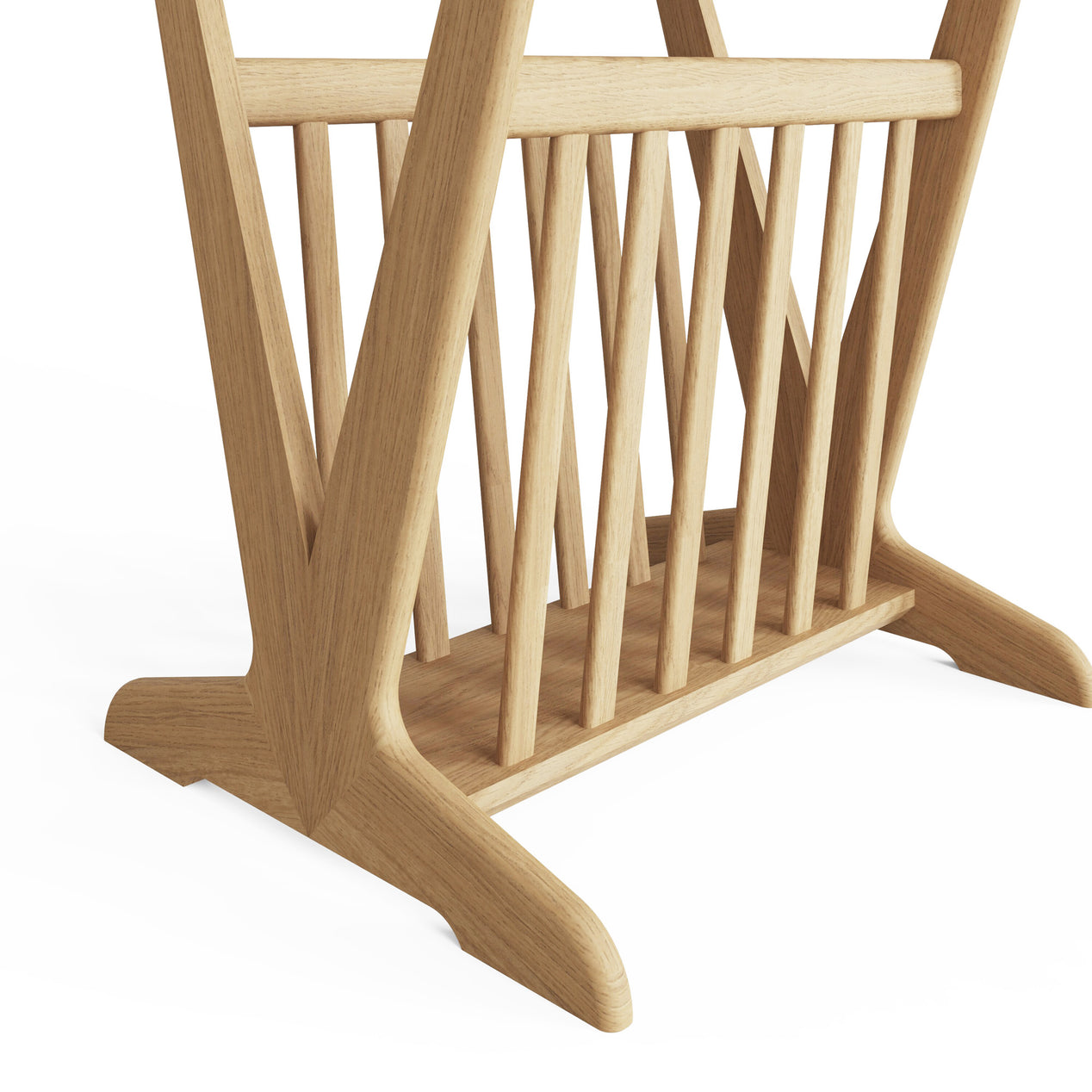 Hudson Ash Magazine Rack Table