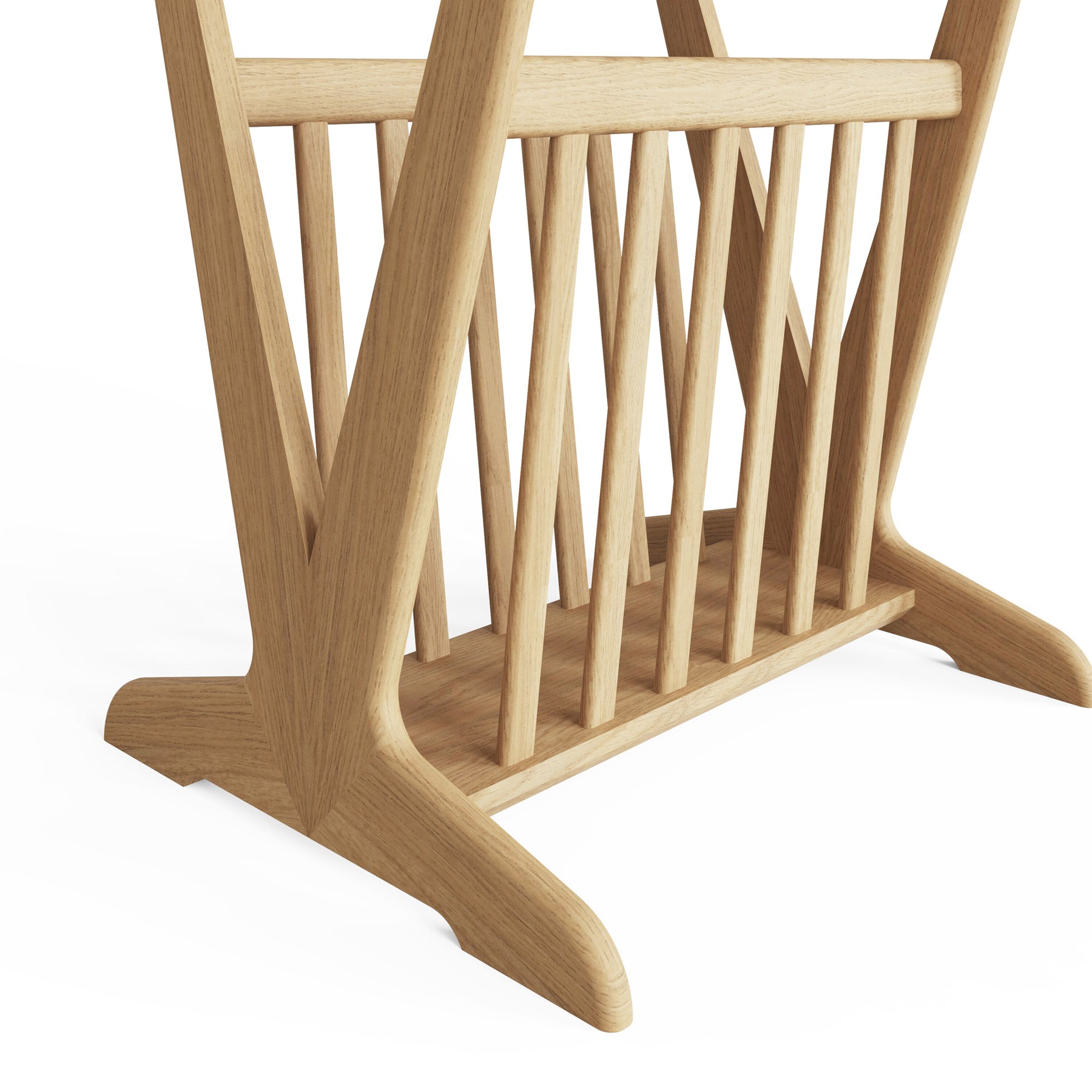 Hudson Ash Magazine Rack Table