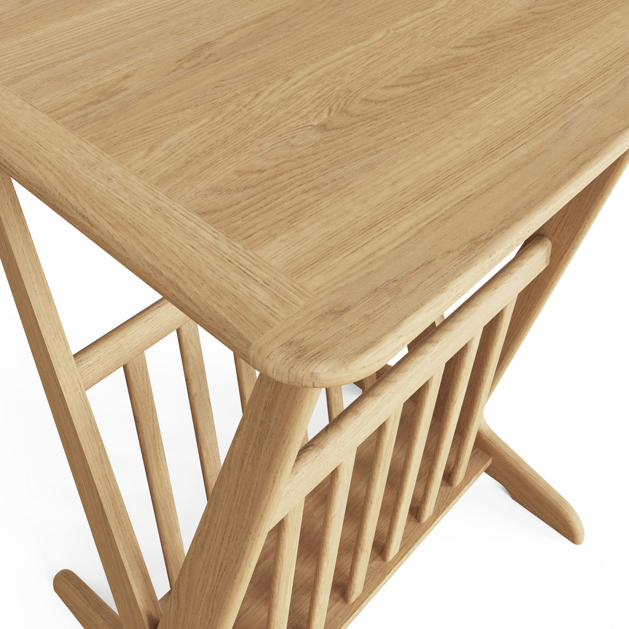 Hudson Ash Magazine Rack Table