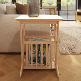 Hudson Ash Magazine Rack Table
