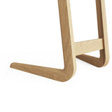 Newark Ash Angled Sofa Tablet Table