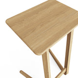 Newark Ash Angled Sofa Tablet Table