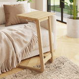 Newark Ash Angled Sofa Tablet Table