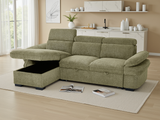 Hudson Sofabed Green Universal Corner