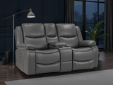 Harald Electric Recliner Sofa Grey 2 Seater