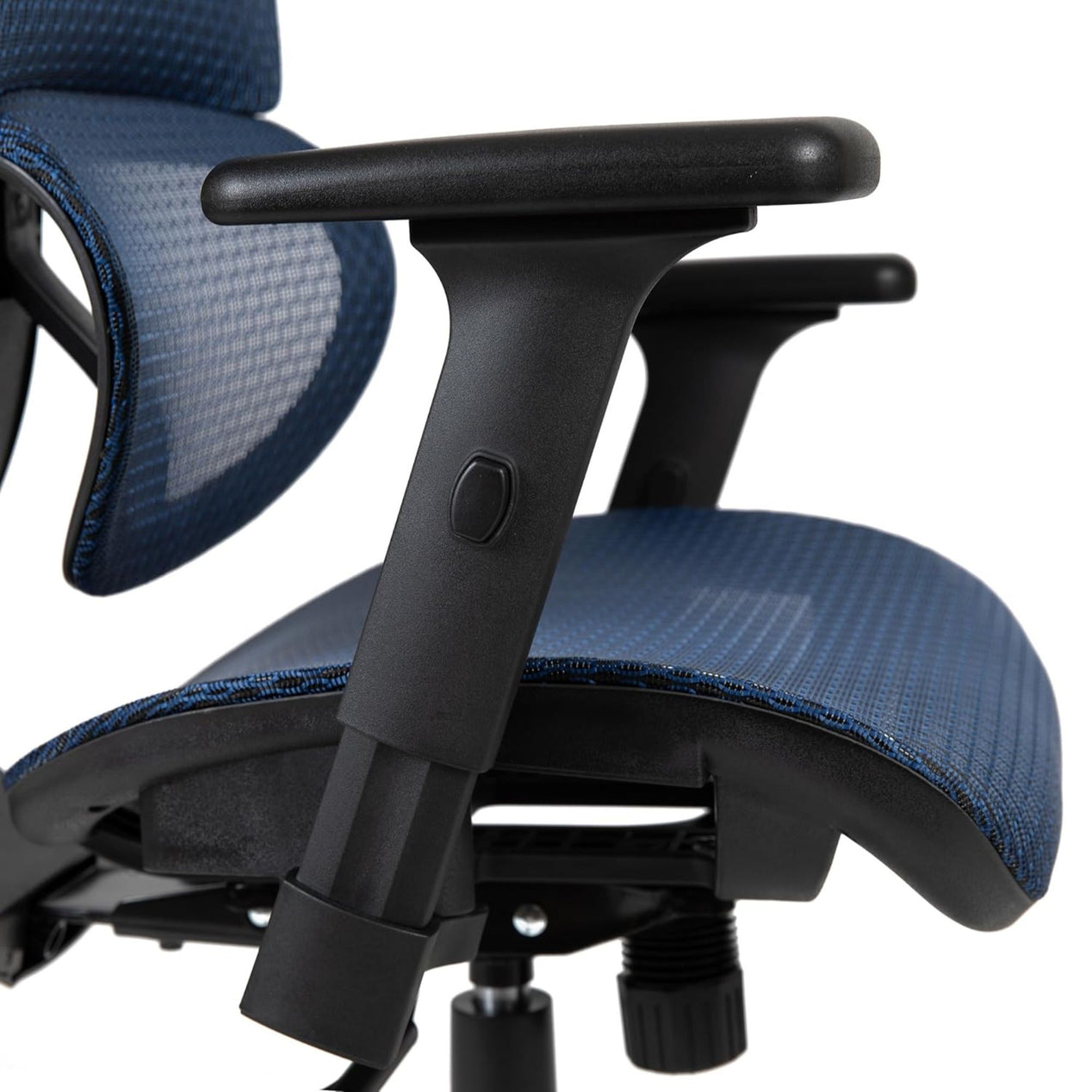 Blue High Back Mesh Office Chair
