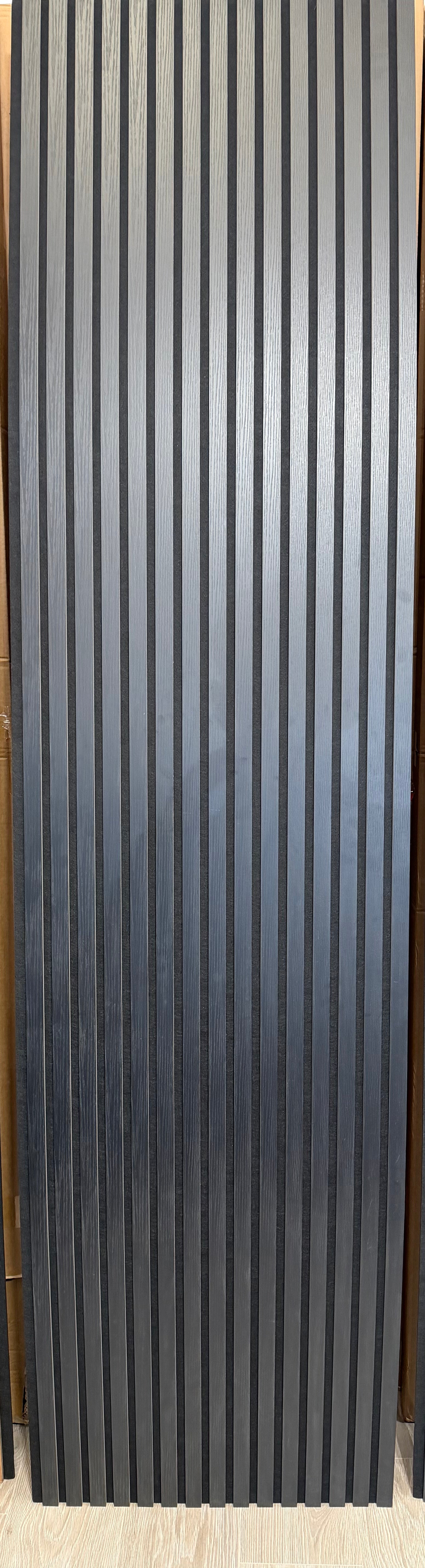 Premium Acoustic Wall Panel - Black Oak