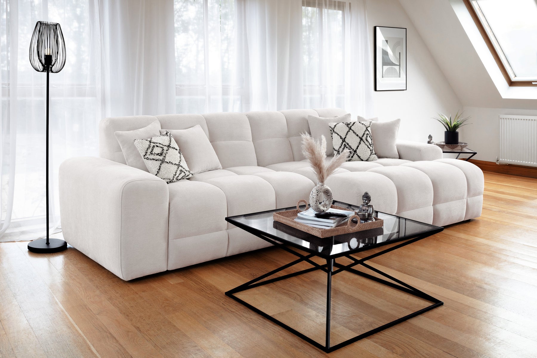 Jacob Sofa Beige Right Hand Facing Corner