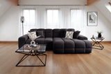 Jacob Sofa Black Right Hand Facing Corner