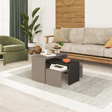 Kanta Modern Coffee Table Mocha Grey