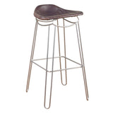 Artisan Breakfast Bar Stool Genuine Leather