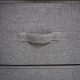 FWStyle Lotte Modern 2 Drawer Bedside Cabinet Grey