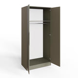 Luno 2 Door Double Wardrobe - Ash Green