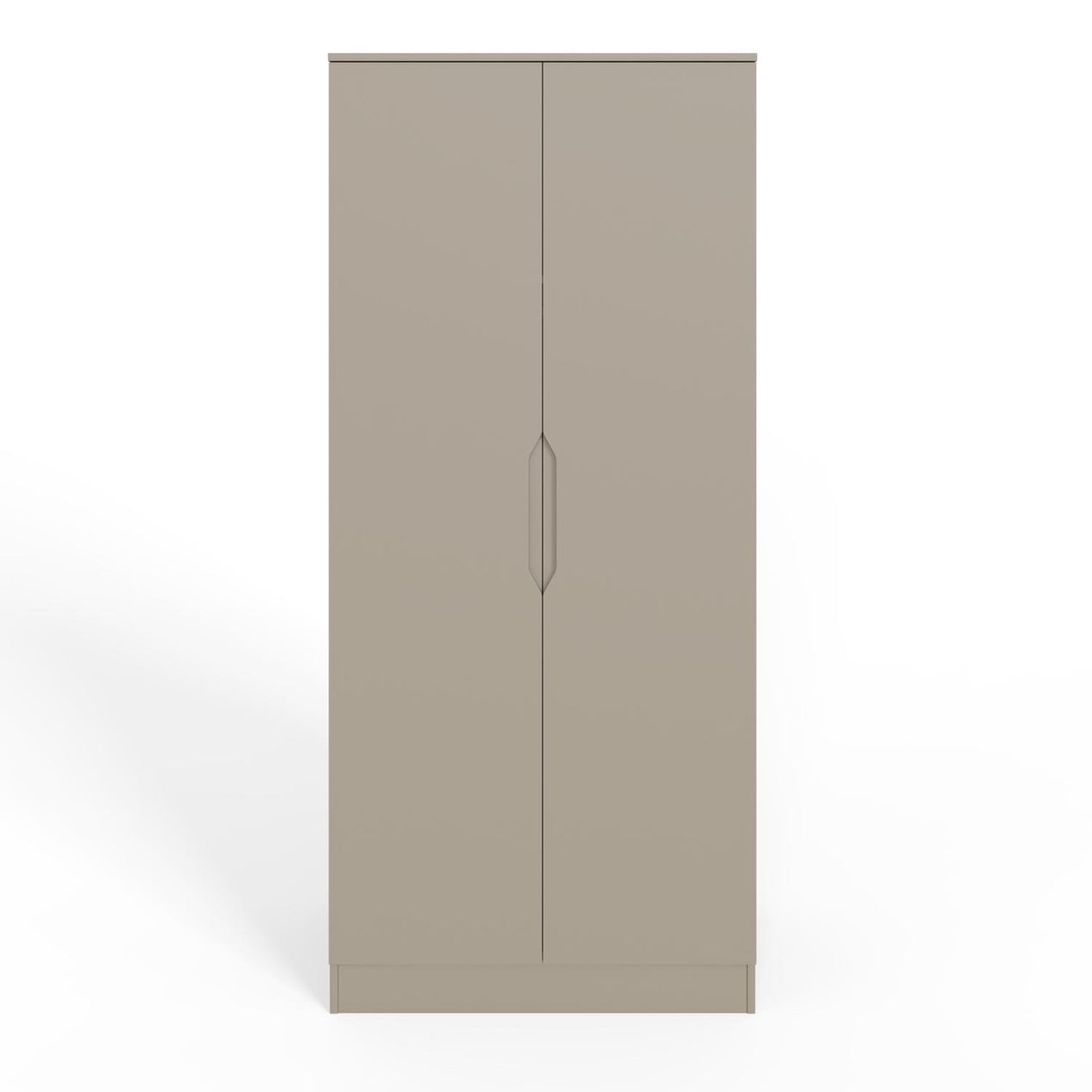 Luno 2 Door Double Wardrobe - Putty