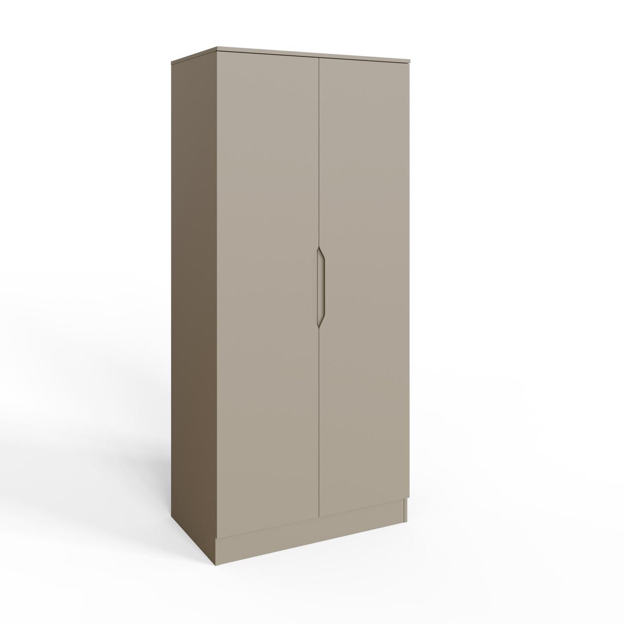 Luno 2 Door Double Wardrobe - Putty