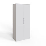 Luno 2 Door Double Wardrobe - White