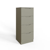 Luno 4 Drawer Tallboy Chest Of Drawers - Ash Green