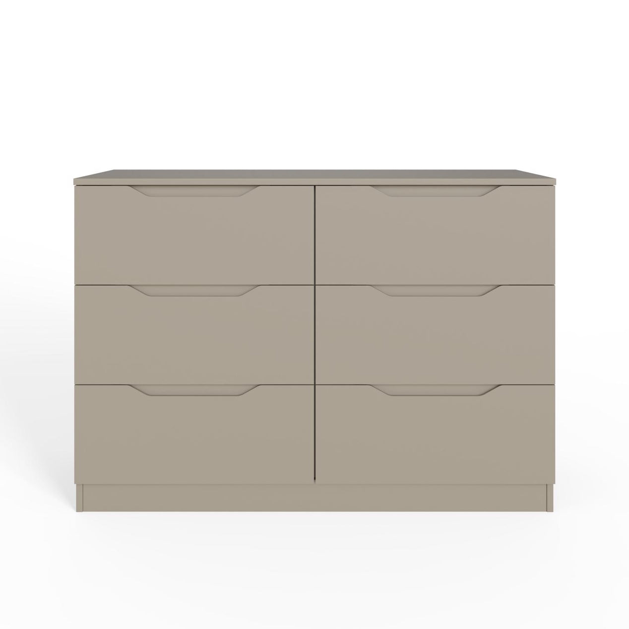 Luno 6 Drawer Chest Of Drawers - Putty