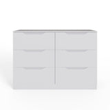 Luno 6 Drawer Chest Of Drawers - White