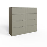 Luno 8 Drawer Chest Of Drawers - Ash Green