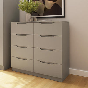Luno 8 Drawer Chest Of Drawers - Putty