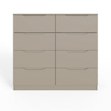 Luno 8 Drawer Chest Of Drawers - Putty