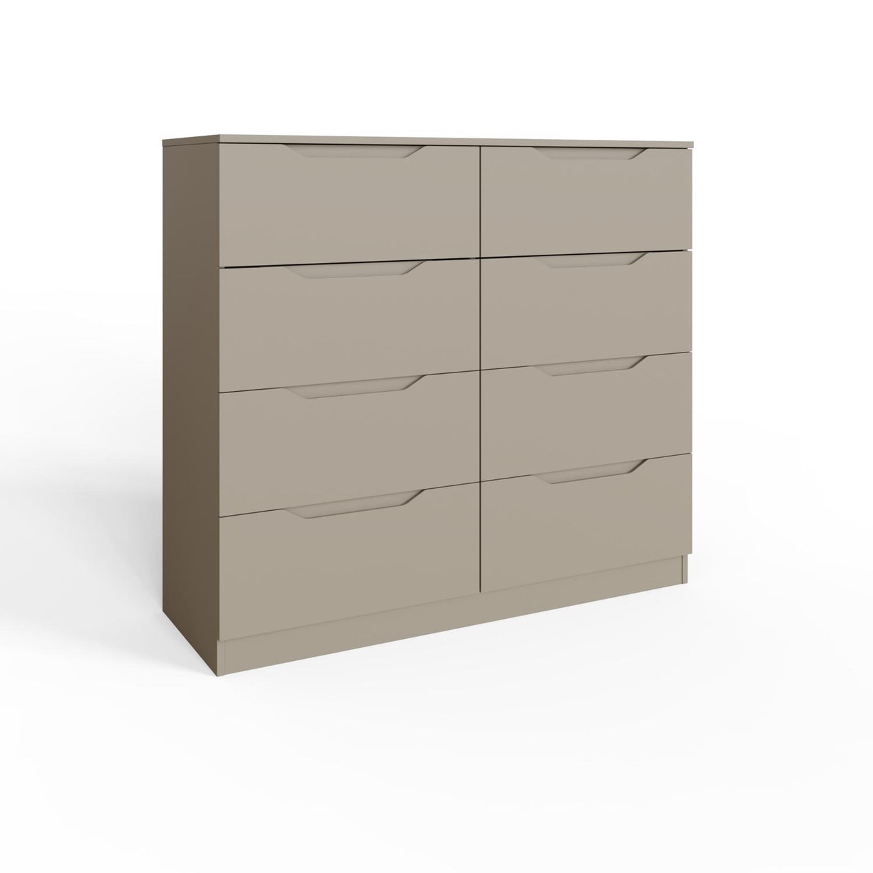 Luno 8 Drawer Chest Of Drawers - Putty