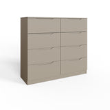 Luno 8 Drawer Chest Of Drawers - Putty
