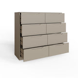 Luno 8 Drawer Chest Of Drawers - Putty