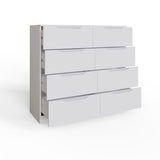 Luno 8 Drawer Chest Of Drawers - White