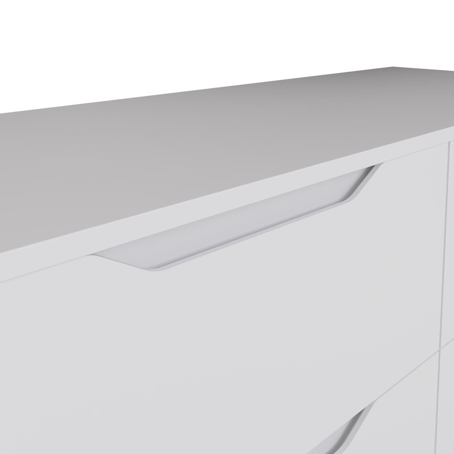 Luno 8 Drawer Chest Of Drawers - White