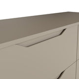Luno 2 Drawer Bedside Table / Nightstand - Putty
