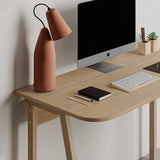 Luton Modern Study Desk Oak 120cm Wide