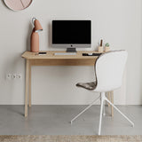 Luton Modern Study Desk Oak 120cm Wide