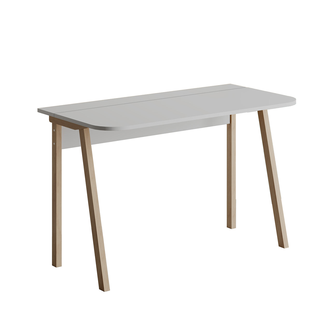 Luton Modern Desk White 120cm Wide