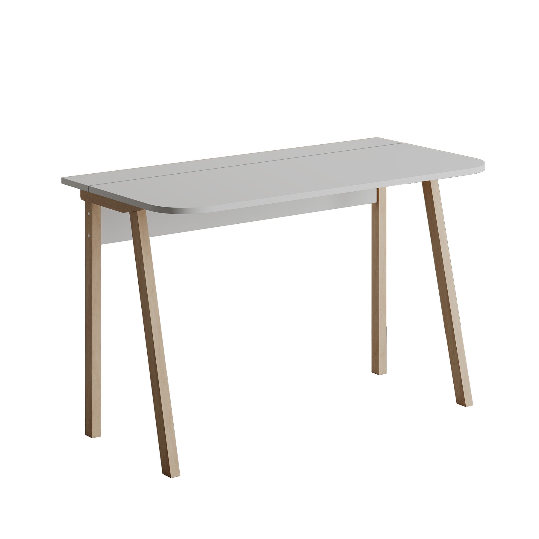 Luton Modern Desk White 120cm Wide