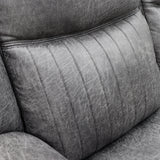 Leon Electric Recliner Sofa Grey 3 Seater