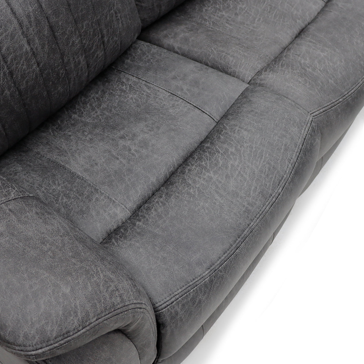 Leon Electric Recliner Sofa Grey Armchair