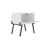 Naive Modern Nightstand Bedside Cabinet White