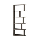 Tapi Modern Bookcase Display Unit Anthracite Grey Tall 159cm
