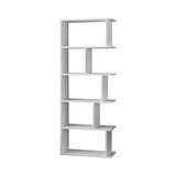 Tapi Modern Bookcase Display Unit White Tall 159cm
