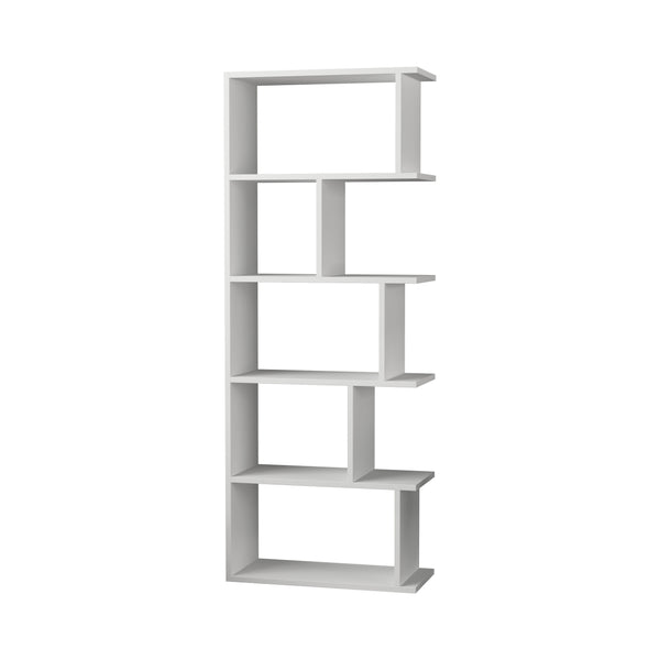 Tapi Modern Bookcase Display Unit White Tall 159cm