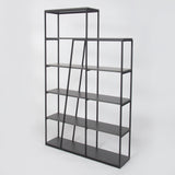 Pal Modern Bookcase Display Unit Anthracite Grey Tall 178cm