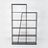 Pal Modern Bookcase Display Unit Anthracite Grey Tall 178cm