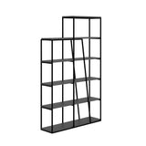 Pal Modern Bookcase Display Unit Anthracite Grey Tall 178cm