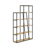 Pal Modern Bookcase Display Unit Natural Oak Effect Tall 178cm