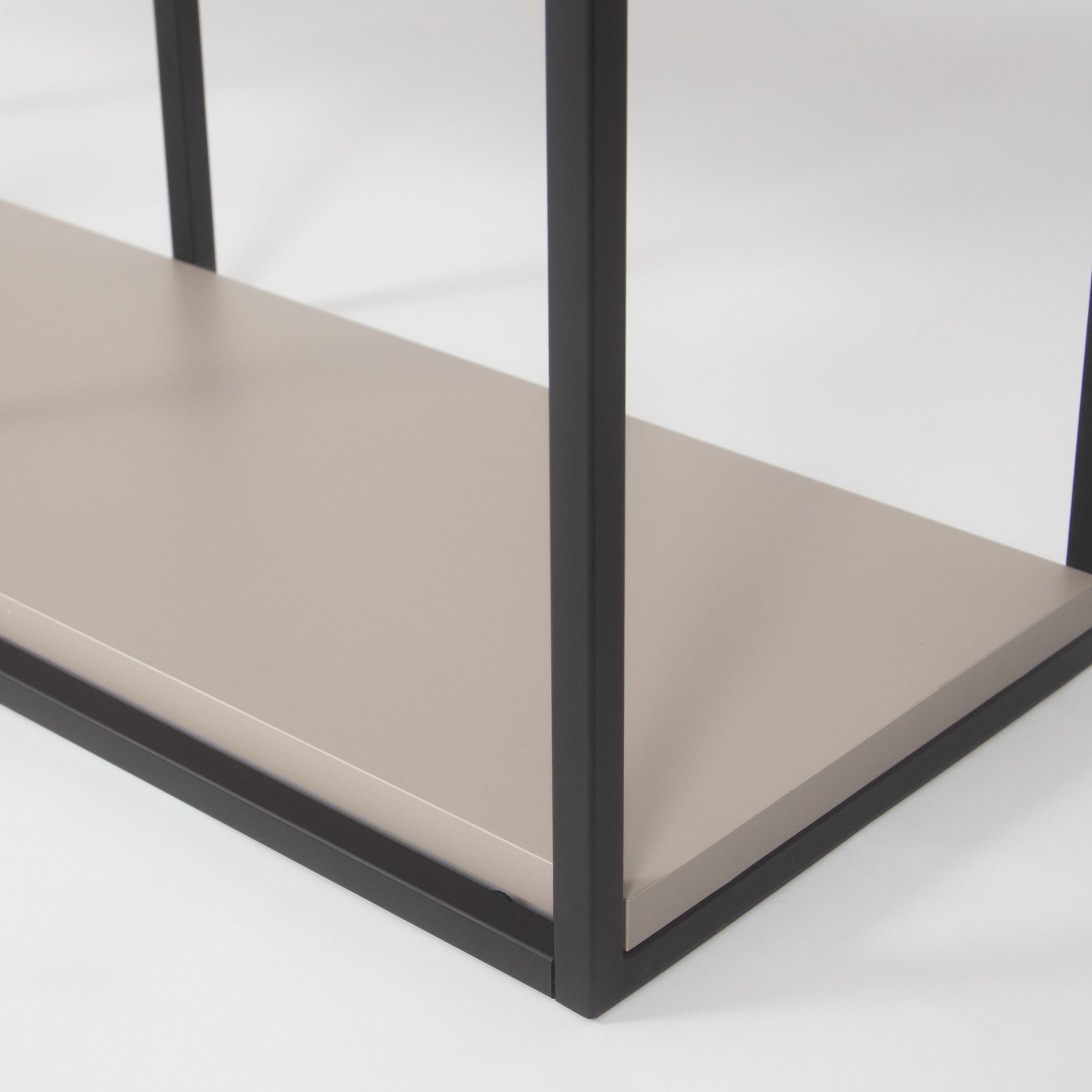 Pal Modern Bookcase Display Unit Mocha Grey Tall 178cm