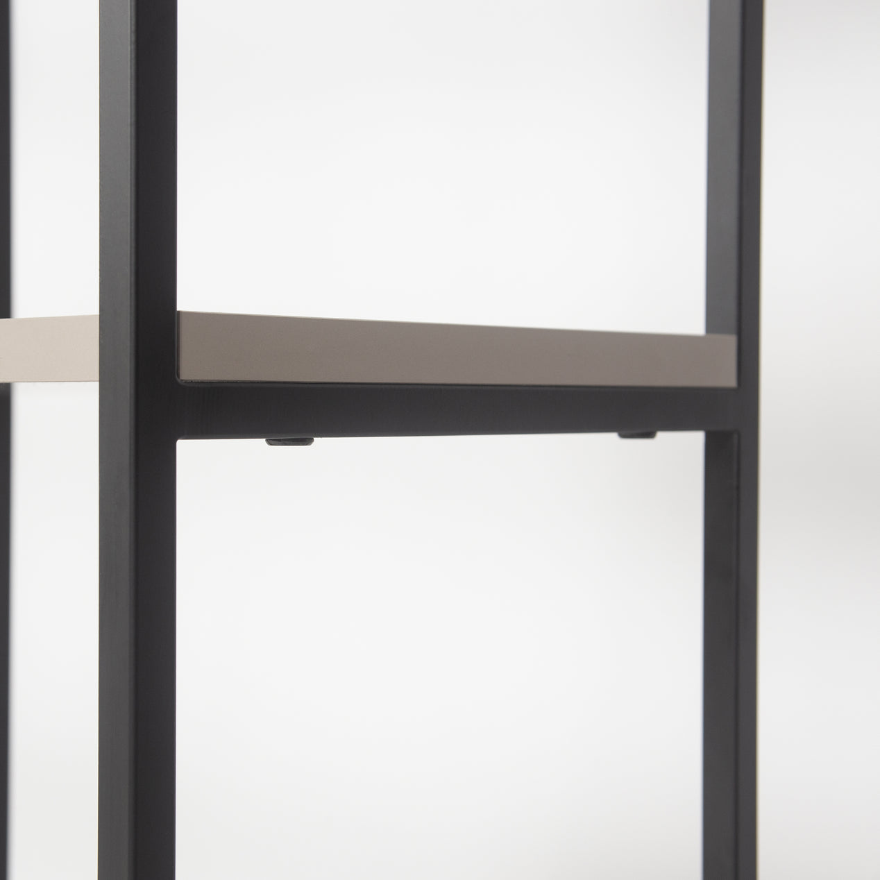 Pal Modern Bookcase Display Unit Mocha Grey Tall 178cm