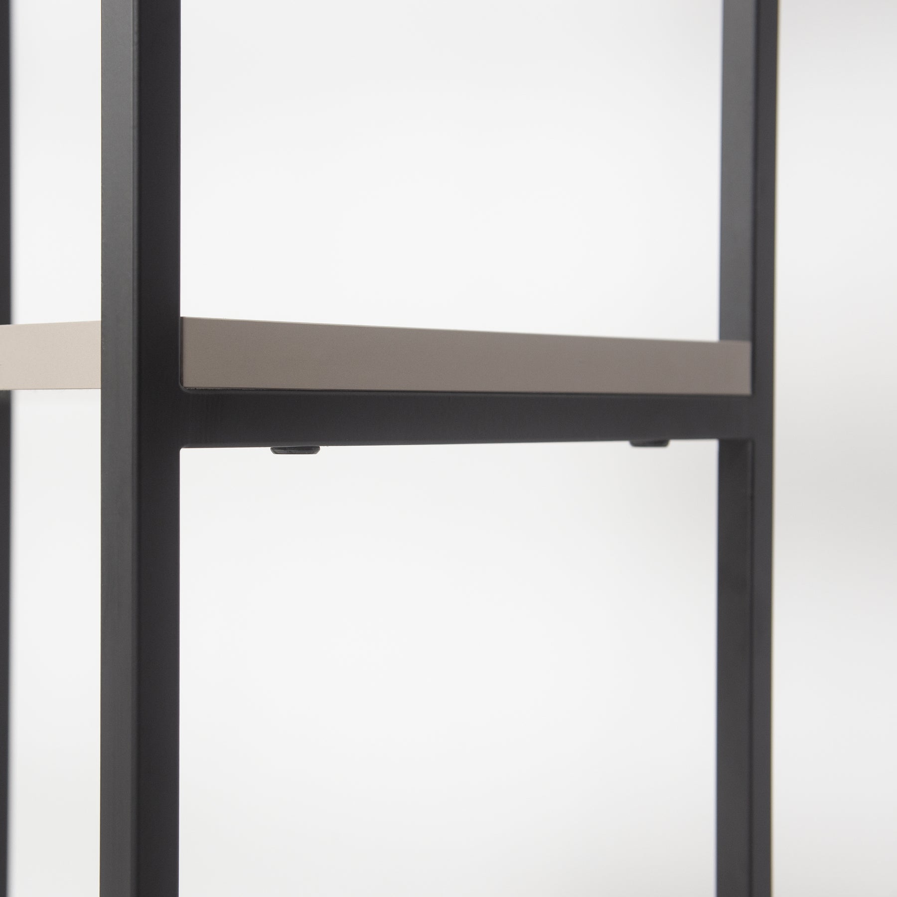 Pal Modern Bookcase Display Unit Mocha Grey Tall 178cm